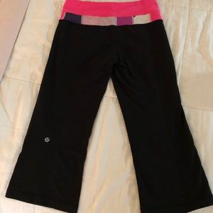 Lululemon Reversible Cropped Flare Yoga Pant